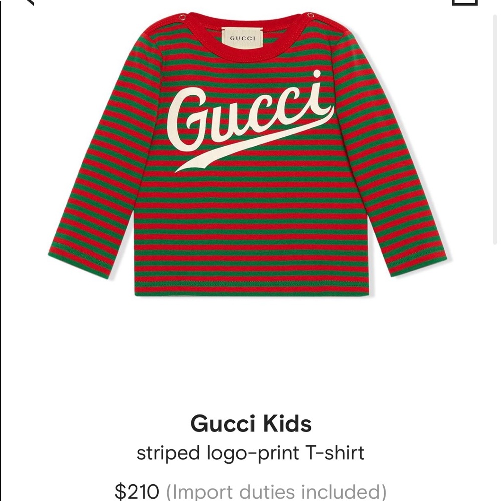 Gucci striped shirt